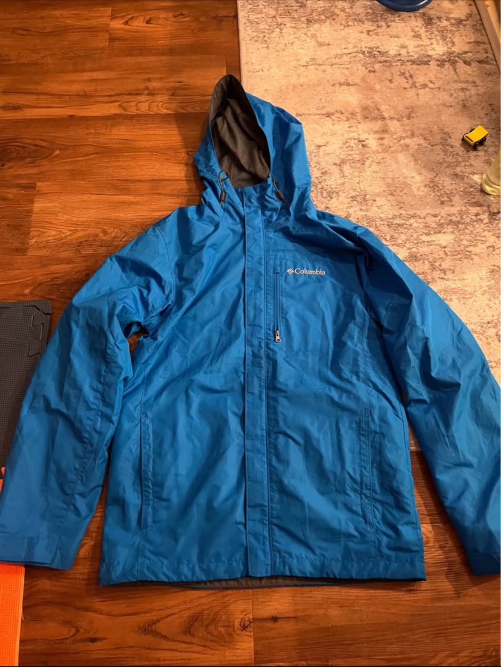 Columbia Bright Blue Hooded Jacket